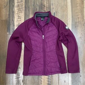 Spyder sweater knit jacket Wm M